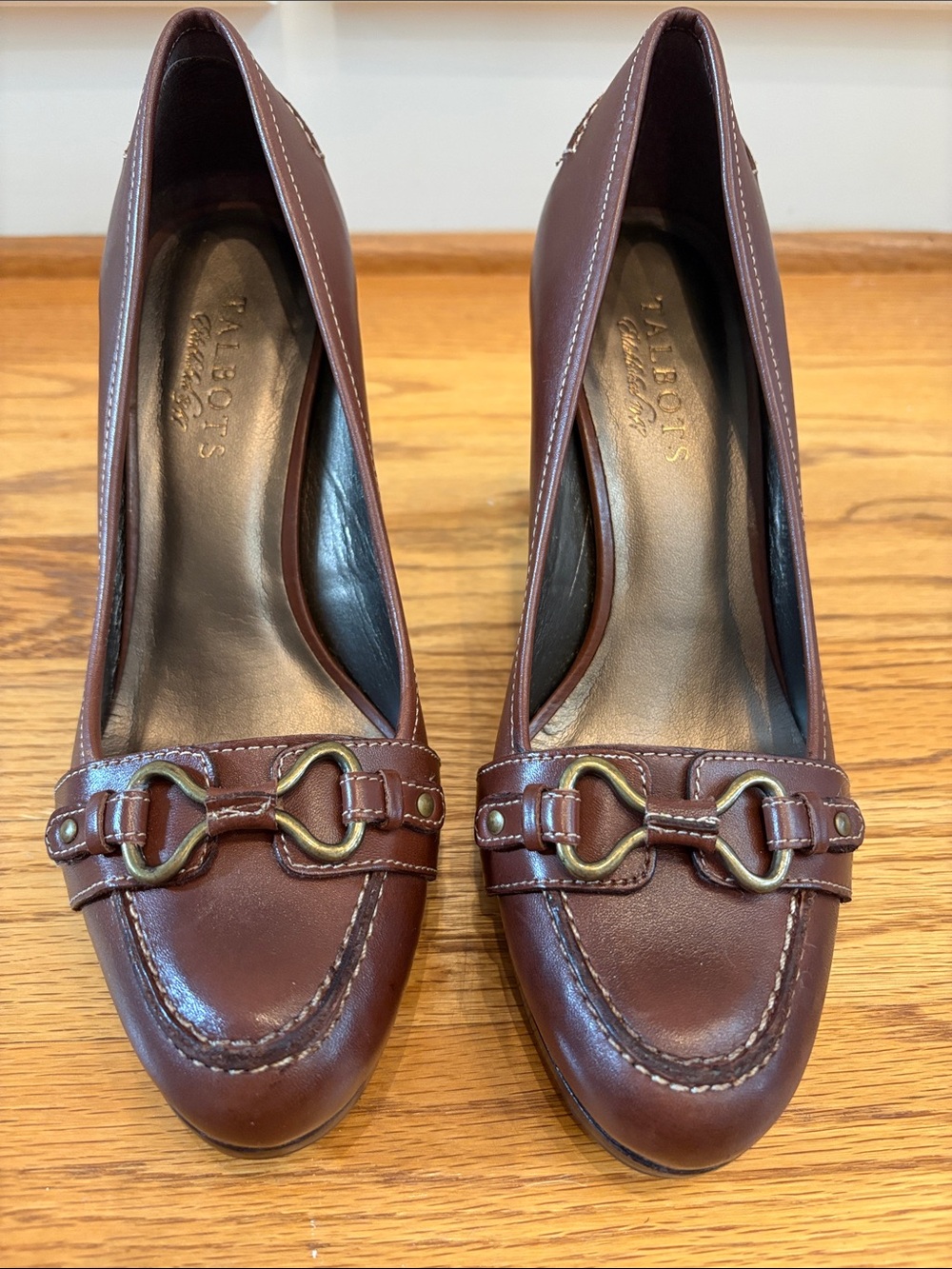 Talbot’s Burnished Cognac Adele Heels Size 7